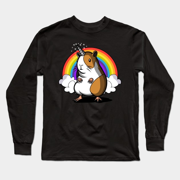 Guinea Pig Unicorn Long Sleeve T-Shirt by underheaven